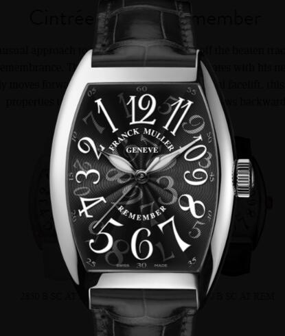 Review Buy Franck Muller Cintrée Curvex Remember Replica Watch for sale Cheap Price 7880 B SC AT REM Black